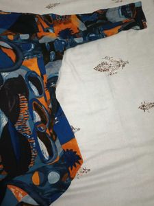 Colorful Abstract Print Shirt