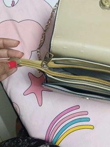 Beige Sling Bag