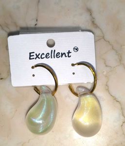 TRANSPARENT SHINY EARRINGS