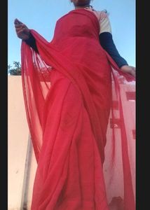 Dark Pink Saree