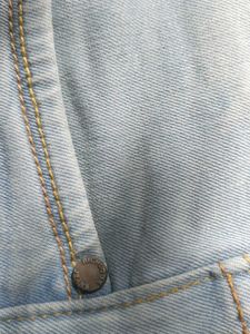Light Wash Icy Blue Slim Fit Jeans