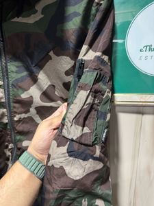 ERA Camouflage Pattern Reversible Hooded Jacket