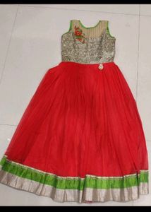 Pink & Gold Party Dress