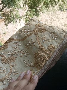 Embroidered Pouch For Makeup Stuffs