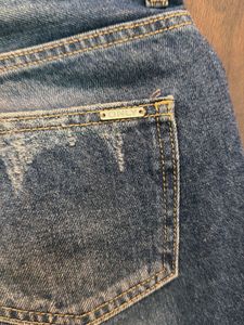 Ripped Blue Denim Jeans