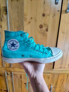 Turquoise Converse All-Stars