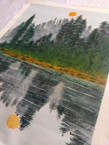 19.5*24.5 Inch Forest Canvas Painting🤩