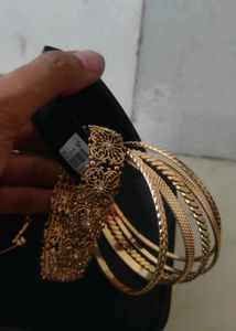 Gold Bracelet Set