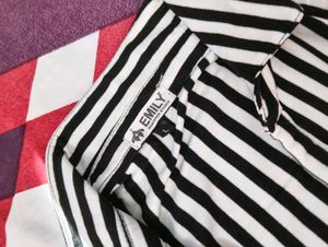 Striped Shirt Dress