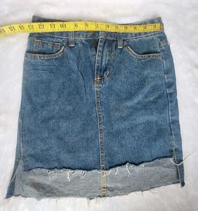 Denim Mini Skirt