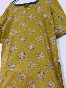 Floral Print Short Kurti