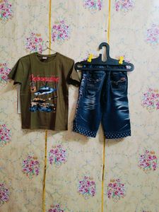 Boy's Outfit with Graphic Tee