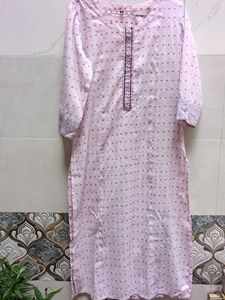 Elegant Pink Kurta Set