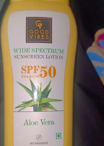 Sunscrean  Lotion With SPF 50 UVA &amp; UVB