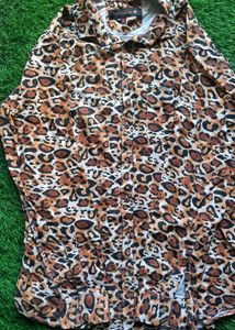 Tiger Print Men Shirt 👕