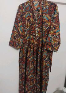 Boho Print Dress