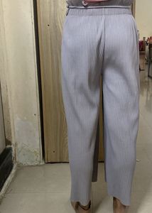 Lavender Plazo Pants With Cute lace
