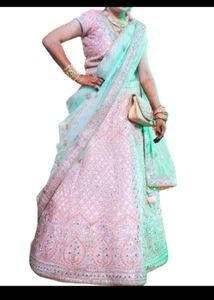 Elegant Light Pink Lehenga