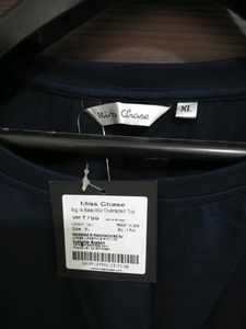 Stylish Dark Blue Crop Top