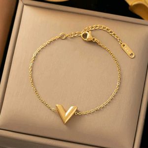 V Shape Anti Tarnish Bracelet