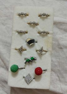 Combo Of 12 Elegant Rings