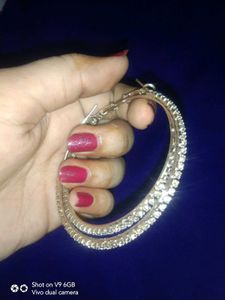 Sparkling Hoop Earrings