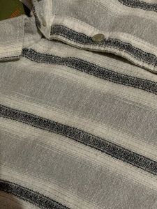 Striped Button-Down Shirt