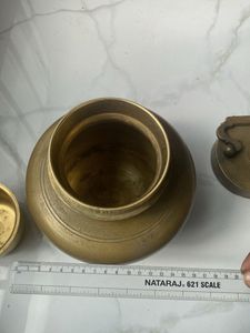 Vintage Brass Pot with Handle