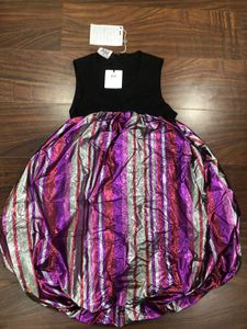 Jijil Striped Party Mini Dress