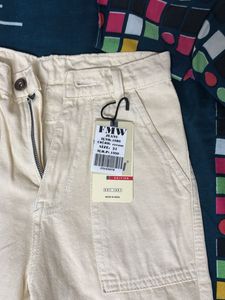 Beige Cargo Pants