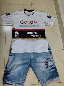 Capri and t-shirt for boys