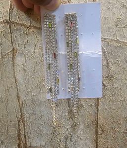 Statement Rhinestone Dangler Earrings | Bombay