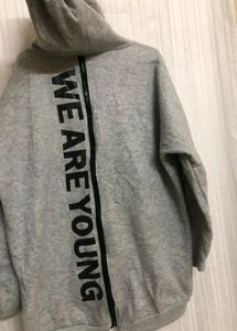 Lu Bin Na Grey Unique Sweatshirt