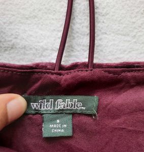 Stylish Purple Velvet Crop Top