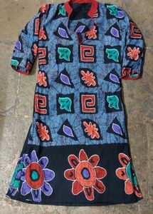 Batik Printed Kurta Set