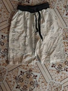 Zebra Print Casual Shorts