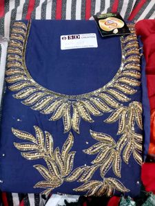 Unstitched Cotton Dress Material