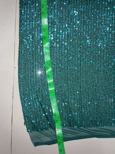 Emerald Green Sequin Fabric