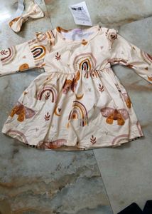 Brand New Kidswear Set – Frock &amp; Hairband