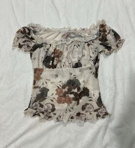 Floral Y2k Top