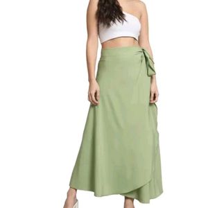 Mint Green Maxi Skirt