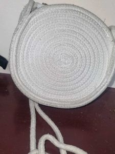 Jute Sling Bag With Pearl
