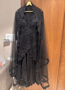 Elegant Black Ethnic Sharara Suit