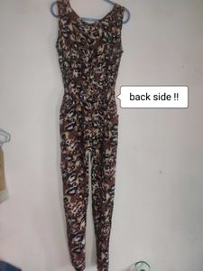 Leopard Print Jumpsuit