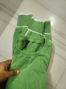 Team Spirit Green Crewneck Sweater