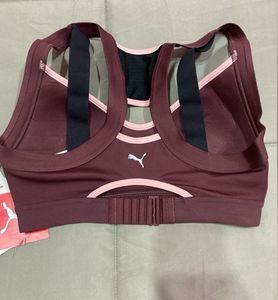 PUMAWomen Sports Lightly Padded Bra (Pink)