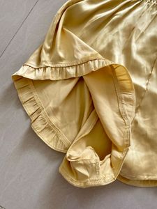 Gold Satin Romper