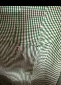 Men&#39;s Green Checked Shirt