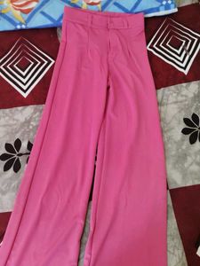 Pink Wide Leg Pants