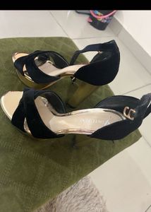 Black &amp; Gold Heels